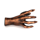 Copper female hand wall hanger for guitars or basses. 