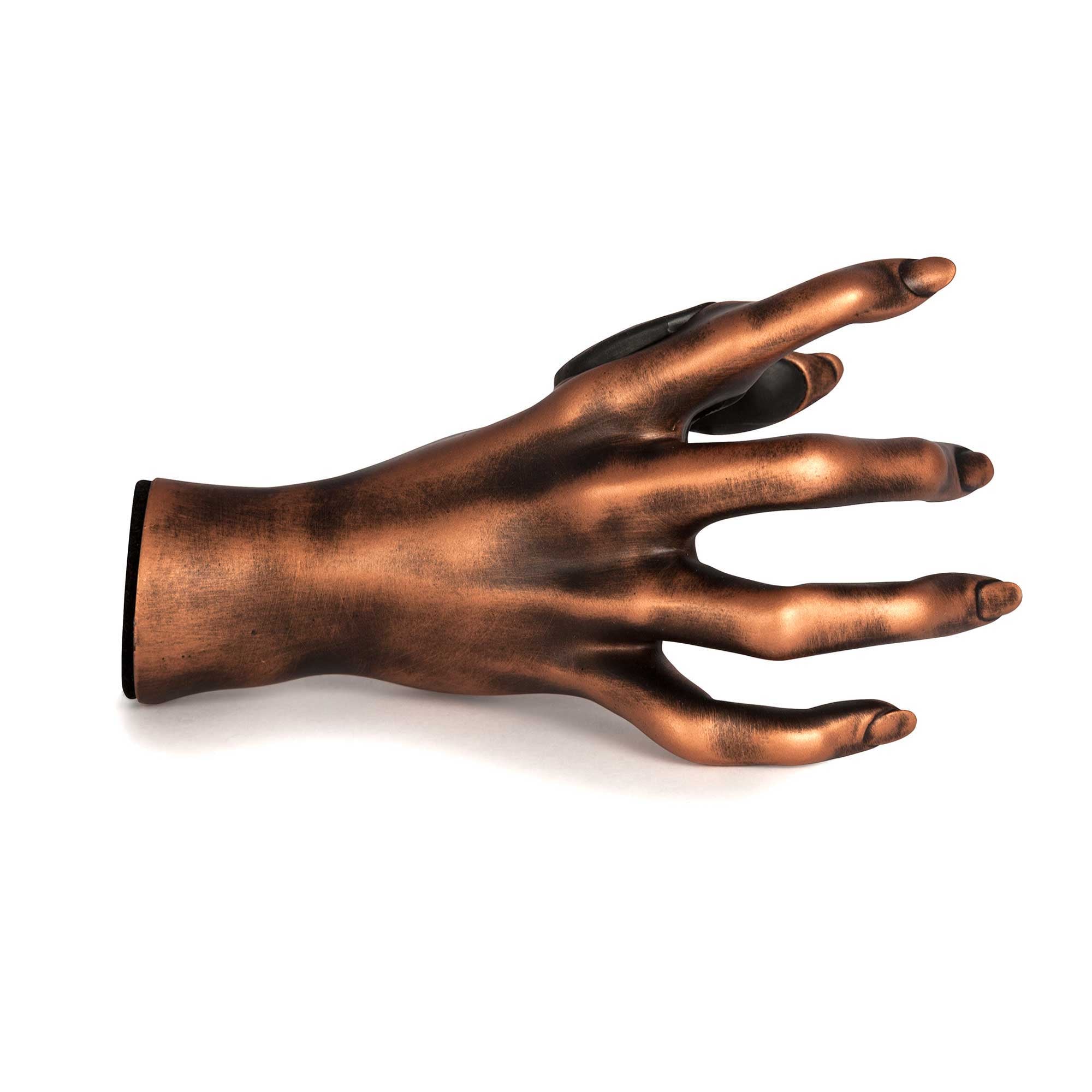 Copper female hand wall hanger for guitars or basses. 