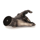 Rear view silver wall hanger. 